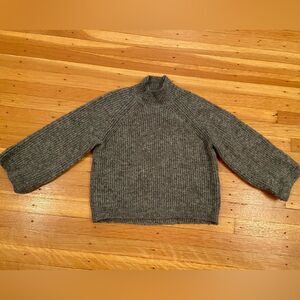 Zara grey sparkle turtleneck/high neck sweater
